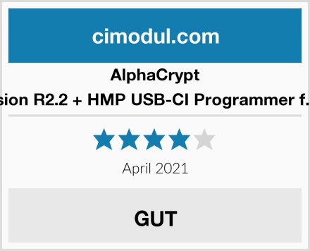 AlphaCrypt Light CI Modul Version R2.2 + HMP USB-CI Programmer f. Alphacrypt Module Test