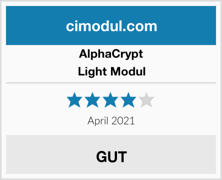 AlphaCrypt Light Modul Test